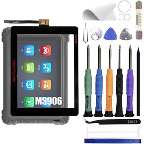 Compatible with MaxiSys MS906 (F-WGJ80233-V1) Front Screen Glass Outer Panel Lens Replacement +OCA,[with Touch Function](Not LCD & Not Digitizer) in Saudi Arabia