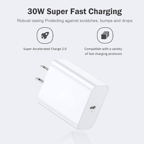 6.6 Ft USB C Fast Charger Cable Fit for Google Pixel 8/7/6/ Pro/8a/7a/6a in Kuwait