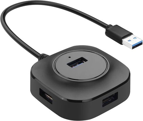 YACSEJAO Multi-Port USB Extender Splitter with Cable, 0.3m/0.9ft in Saudi Arabia
