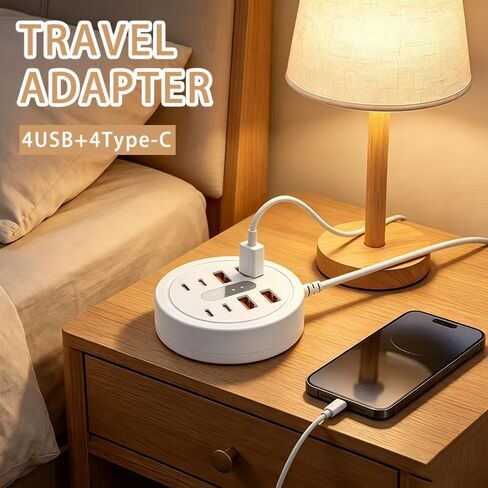 Round 8 Port USB 3.0 Hub Splitter Docking Station with 39.37 Inch Cable in Saudi Arabia