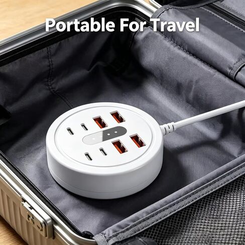 Round 8 Port USB 3.0 Hub Splitter Docking Station with 39.37 Inch Cable in Saudi Arabia
