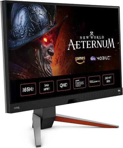 BenQ MOBIUZ EX251 25" FHD 180Hz 220Hz Refresh Rate 1ms GTG AMD FreeSync DP 1.2 HDMI 2.0 USB Hub Gaming Monitor 99% sRGB AMD Freesync AI Game Color Mode Game Color Database 2.5W Built-in Speakers in Saudi Arabia