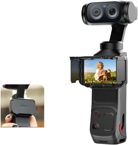 Screen Sun Hood for Insta360 Luna Ultra Camera,Lightweight Aluminum Alloy Anti-Glare Clear View Camera Screen Protective Shade Accessory for Insta360 Luna Ultra Camera in Saudi Arabia