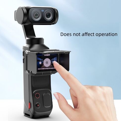 Screen Sun Hood for Insta360 Luna Ultra Camera,Lightweight Aluminum Alloy Anti-Glare Clear View Camera Screen Protective Shade Accessory for Insta360 Luna Ultra Camera in Saudi Arabia