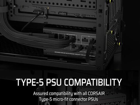 Premium 600W 2X 8-Pin to PCIe 12V-2x6 Type 5 PSU Power Cable for Corsair in Kuwait