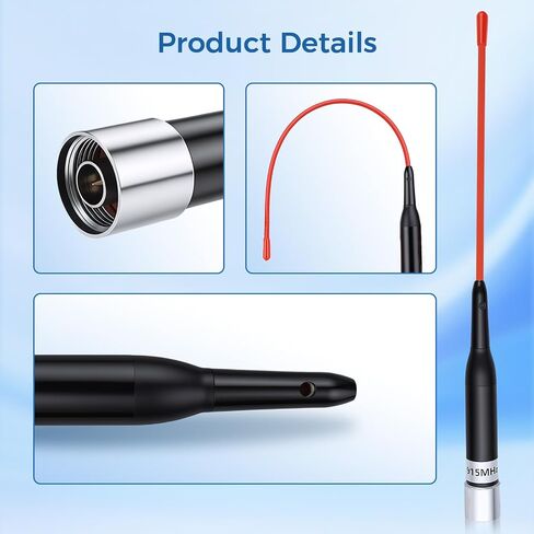 10dBi Gain 915MHz Antenna 40cm Waterproof N Male with Soft Whip in Saudi Arabia