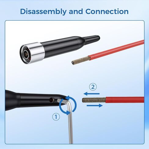 10dBi Gain 915MHz Antenna 40cm Waterproof N Male with Soft Whip in Saudi Arabia