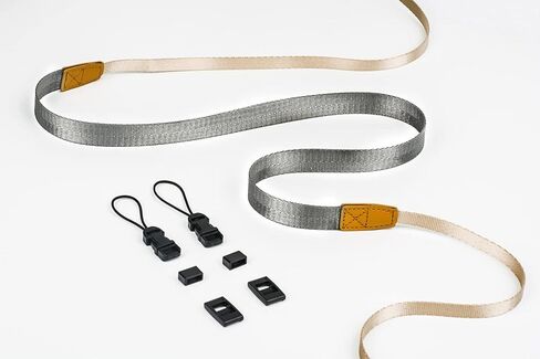 MINI GAGA Universal Adjustable Slim Shoulder Sling Neck Strap for All Camera DSLR SLR (Light Grey) in Kuwait