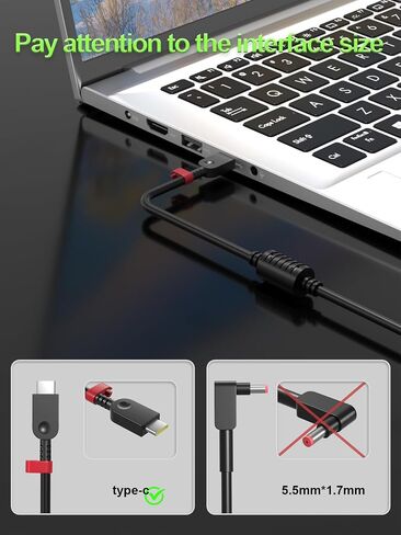 GaN Slim 180W USB C Charger Fit for Lenovo Laptop in Saudi Arabia