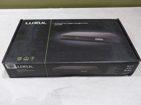 LUXUL 12-Port/8 PoE+ Giga Managed Switch in Saudi Arabia