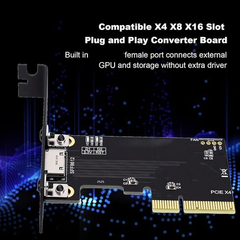 PCIe to Oculink SFF8612 Adapter Card for NVMe SSD in Kuwait