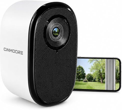 2.5K 4MP Window Camera, WiFi Indoor HD Home Security Camera, Upgraded Color Night Vision, Smart AI Motion & Human Detection, Two Way Audio, Continuous 24/7 Recording, Easy & Quick Install in Saudi Arabia
