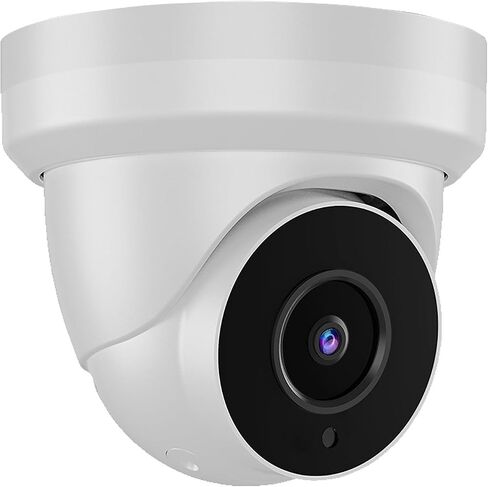 5MP Security Camera 4-in-1 TVI/CVI/AHD/CVBS 960H Analog CCTV Camera Security Dome Outdoor, 2.8mm Lens, 105° Wide Angle, 98ft Night Vision, IP66 Waterproof, Aluminum Metal Housing (White) in Kuwait