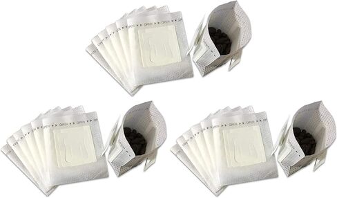 50Pcs Portable Coffee Filter Paper Bag Hanging Ear Drip Coffee Bag Single Serve Disposable Drip Coffee Filter Bag Perfect for Travel, Camping, Home, Office in Kuwait