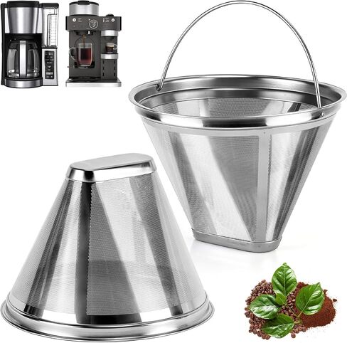 2 Pack Reusable Coffee Filters Compatible with Ninja CE251, CE451, CFN601 in Kuwait