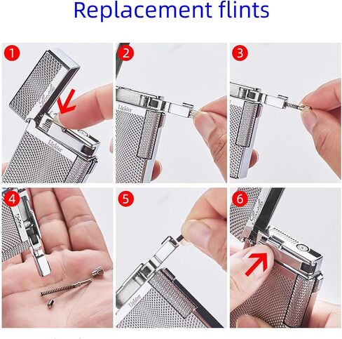 Dual Flame Torch Lighter, Silver, Refillable Butane Flip-Top with Diamond Textured Finish in Saudi Arabia