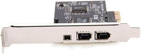 Metal Black with 3 External Ports Pcie to 1394 Expansion Card in Saudi Arabia