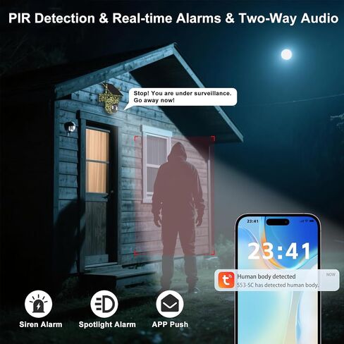 4G LTE Cellular Security Camera Outdoor Wireles,365-Day Free Unlimited Data in Saudi Arabia