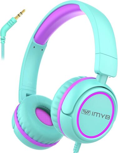 IMYB V1 Kids Headphones, 85dB Wired for School, Toddler 2-12 Boys Girls in Saudi Arabia