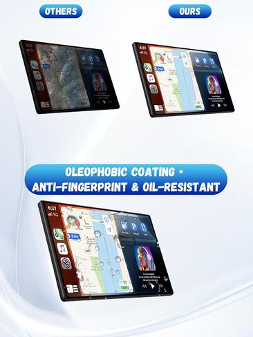 [2 Pack TPU Screen Protector for RQO K3 pro Carplay 9" in Kuwait