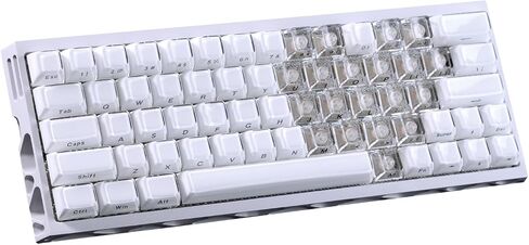 JSJT EV63 Gaming Keyboard, 60% Hall Effect Custom Wired Keyboard, Hot-swappable,Fast Trigger Mode Adjustable Actuation, CNC Aluminum Case, 8000 Hz Polling Rate, RGB Backlit Suitable for PC Gamer in Kuwait