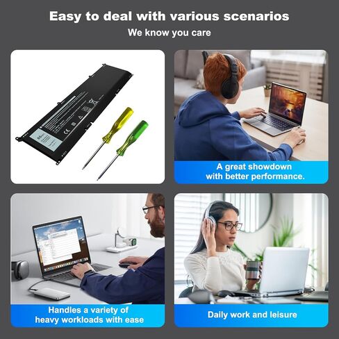 بطارية كمبيوتر محمول بديلة 86Wh 69KF2 لأجهزة Dell G15 5510 5511 5515 5520 in Kuwait