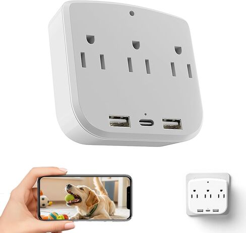 ULar 4K WiFi6 Outlet Plug-in Security Camera with Remote View in Kuwait