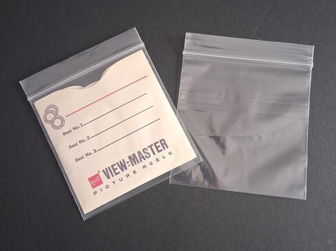 Clear View-Master Storage Sleeves (Small) for ViewMaster Reels - 50 Pieces in Kuwait
