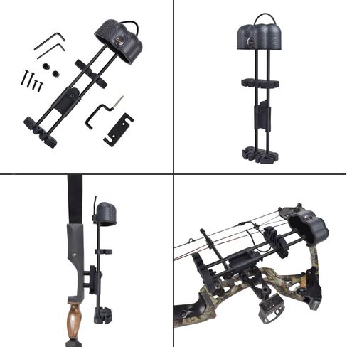 YLS Archery Arrow Quiver Carbon Camo 5-Arrow Quick Release for Compound Bow Crossbow Practice Target Hunting in Kuwait
