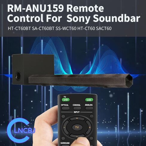 جهاز تحكم عن بعد بديل RM-ANU159 متوافق مع Sony Sound Bar HT-CT60 /C SA-CT60 SA-CT60 SS-WCT60. in Kuwait