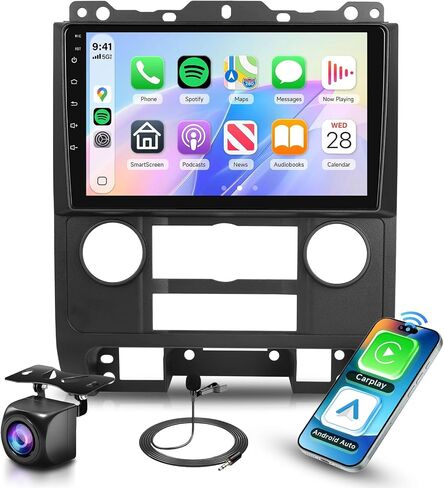 5Ghz WiFi Android 15 Car Radio for Ford Escape Kuga Mazda Tribute 2007-2012,9 Inch HD IPS Screen,32-Bnad EQ,Bluetooth 5.0,Wireless Carplay,Android Auto,Dual USB Port,GPS,HD Backup Camera,2G+64G in Saudi Arabia