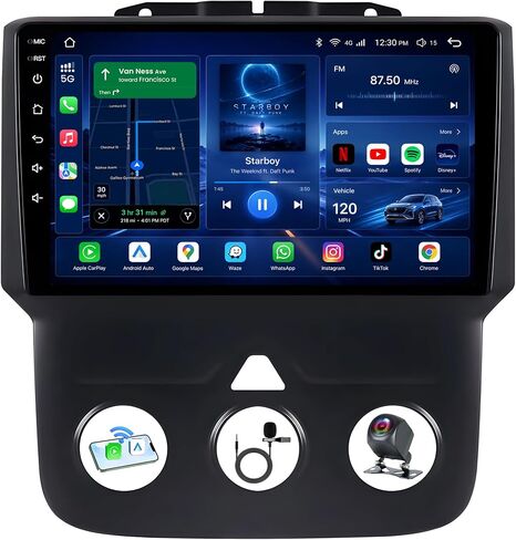 4 + 64GB ROM Car Radio for Dodge Ram 1500 2500 3500 2013-2018 in Kuwait