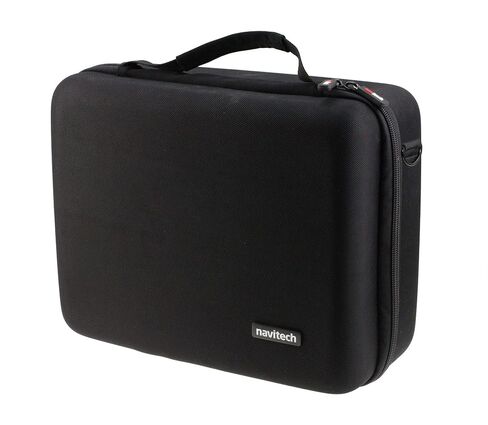 Navitech Black Heavy Duty Rugged Hard VR Case/Cover with Shoulder Strap Compatible With Realmax Qian R Virtual Reality Headset [video game] in Kuwait