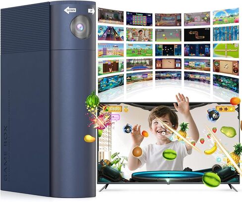 MetFut AR Motion Gaming Console for Kids with Adjustable Camera -Navy Blue in Saudi Arabia