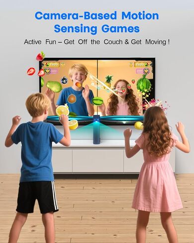 MetFut AR Motion Gaming Console for Kids with Adjustable Camera -Navy Blue in Saudi Arabia