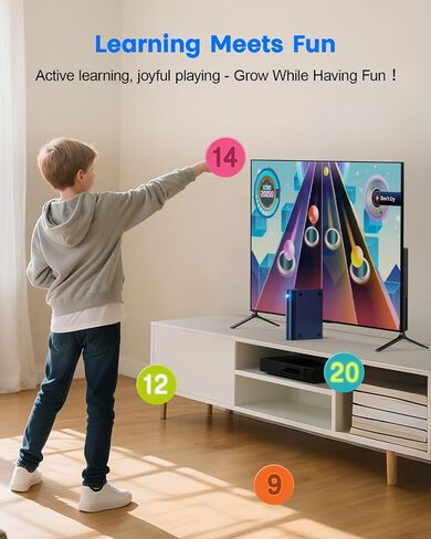 MetFut AR Motion Gaming Console for Kids with Adjustable Camera -Navy Blue in Saudi Arabia