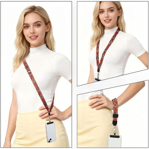 Phone Lanyard Crossbody & Neck, Adjustable Cell Phone Wrist Strap in Kuwait
