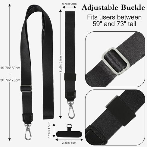 Phone Lanyard Crossbody & Neck, Adjustable Cell Phone Wrist Strap in Kuwait