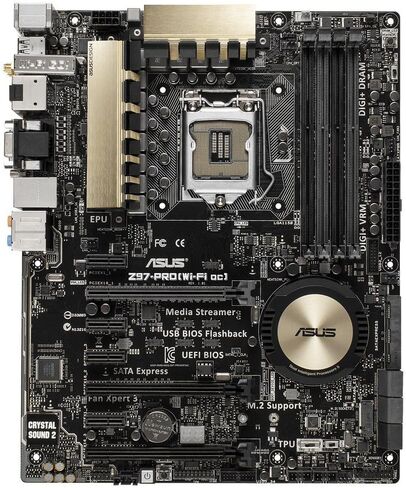 ASUS ATX DDR3 2600 LGA 1150 Motherboards Z97-PRO (Wi-Fi AC) in Kuwait
