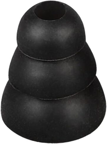 Earbud Tips Earbud Covers Triple Flange Ear Tip, 9 Pairs S/M/L Size Triple Flange Noise Isolate Silicone Cushion Ear Bud Tips with 3.8mm Connector Hole, Fit for Most in Ear Earphone in Saudi Arabia
