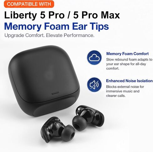 Memory Foam Ear Tips for Soundcore Liberty 5 Pro/Liberty 5 Pro Max in Kuwait