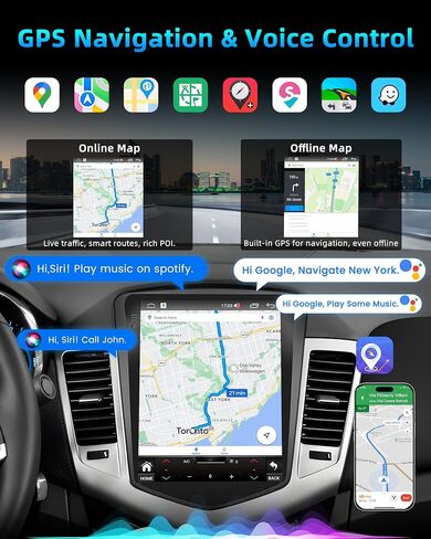 Andriod 15 Car Stereo Radio for Chevy Cruze 2009-2015 in Saudi Arabia