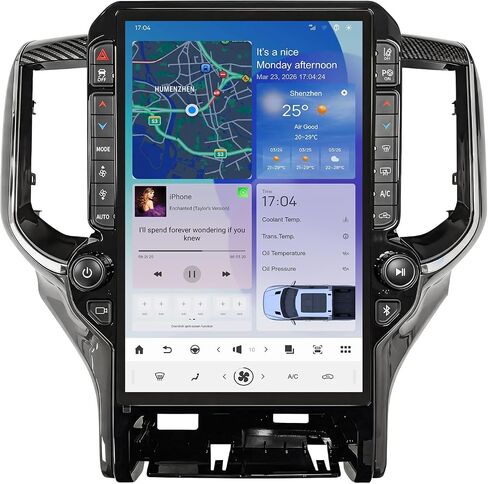 Qualcomm Radio for Dodge Ram 1500 2500 3500 2013-2018 14.4" Tesla Radio in Kuwait