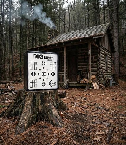 BIGshot Iron Man 20 Kinetic 650 Archery Target | High Speed Crossbow & Compound Bow | Easy Arrow Removal | 95 Shooting Spots | 20"x20"x14" in Saudi Arabia