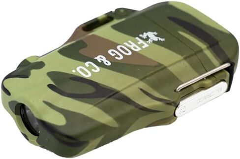 Survival Frog Tough Electric Lighter 2.0 - Waterproof & Windproof Lighters - Flameless Top-Facing Dual Arc Plasma, USB Rechargeable Built-in Flashlight, Camping, Survival Fire Starter (Camo) in Kuwait