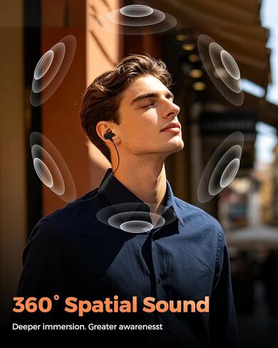 truefree HD-200 Wireless Earbuds, Magnetic Neckband Headphones in Saudi Arabia