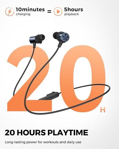 truefree HD-200 Wireless Earbuds, Magnetic Neckband Headphones in Saudi Arabia