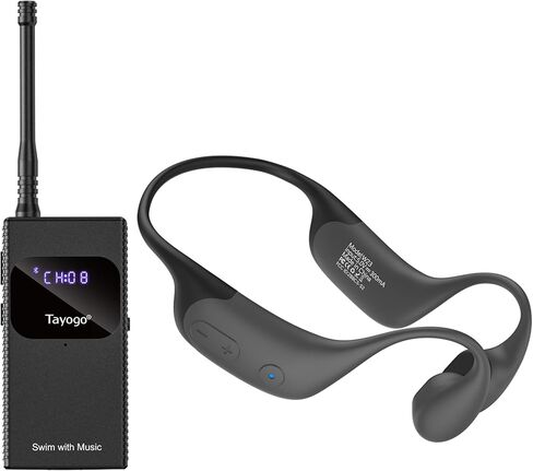 سماعات السباحة Tayogo T6+W23، لا حاجة إلى MP3، سماعة توصيل العظام in Kuwait
