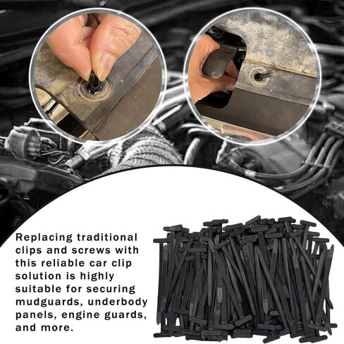 50PCS Nylon Universal Cable Tie Buckle Zip Tie, Heavy Duty Self-Locking Push Pin for Button Design with Wire Bundling DIY Snap-Fit Ziptie Bumper Retainer in Saudi Arabia