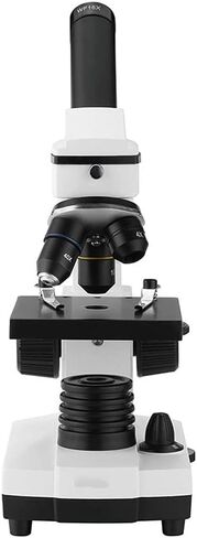 64X-640X Professional Biological Microscope Up/Down LED Monocular Microscope for Students Kids Education with Slides in Kuwait